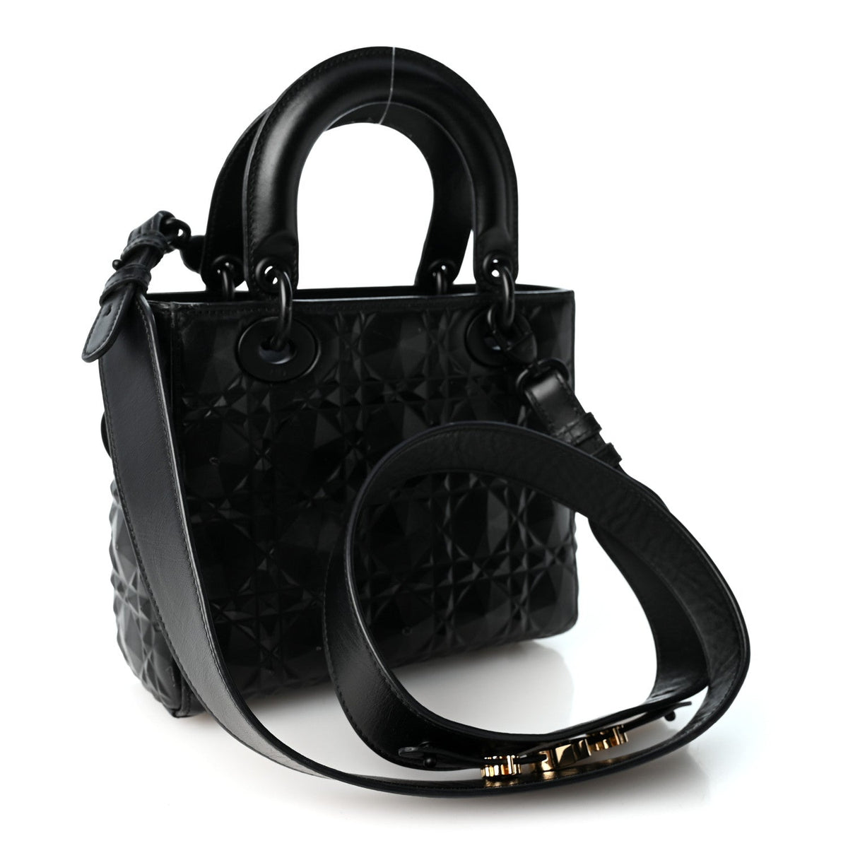 Small Calfskin Handbag - Black