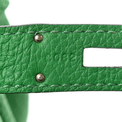 Taurillon Clemence Birkin 30 Menthe Handbag