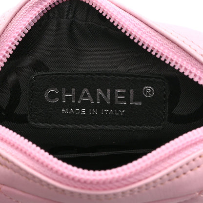 Small Quilted Calfskin Handbag - Pink