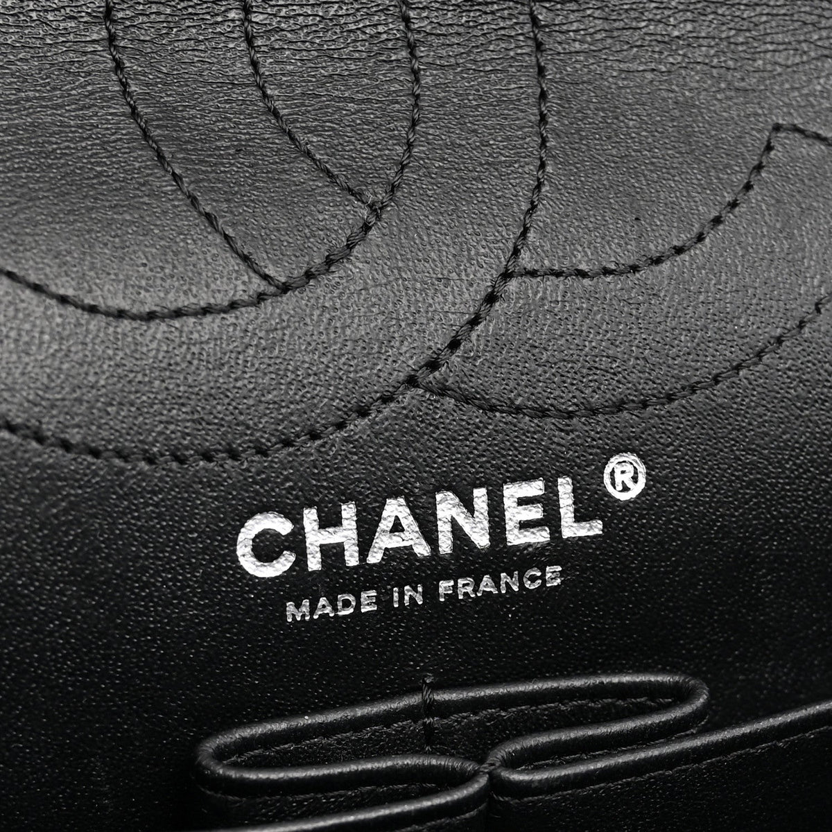 Quilted Sheepskin Flap Shoulder Bag - Black