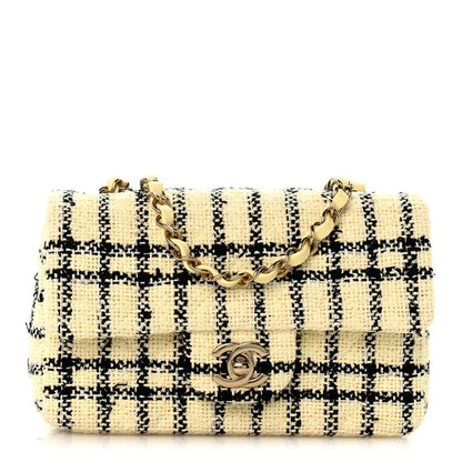 Mini Quilted Flap Shoulder Bag - Tan