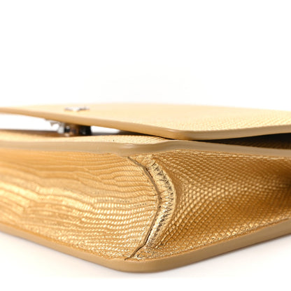 Calfskin Wallet Bag - Gold