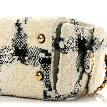 Mini Quilted Handbag - White