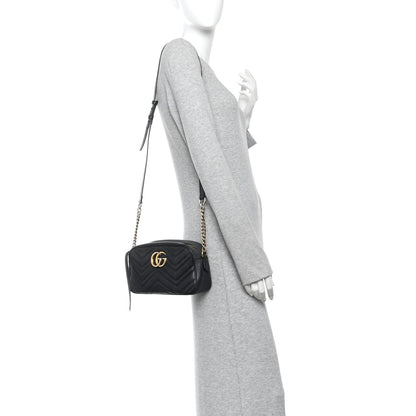 Small Calfskin Shoulder Bag - Black