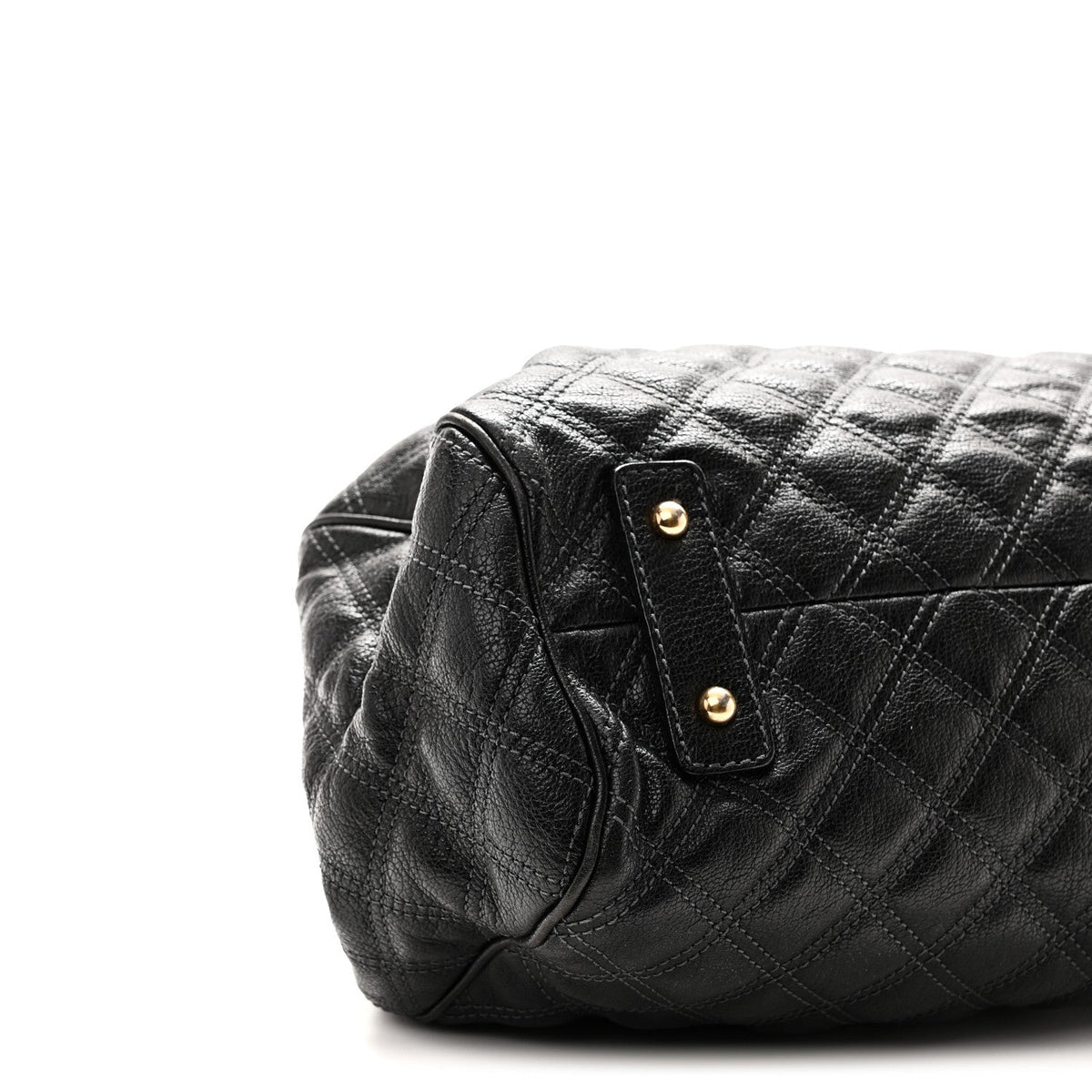 Quilted Calfskin Handbag - Black