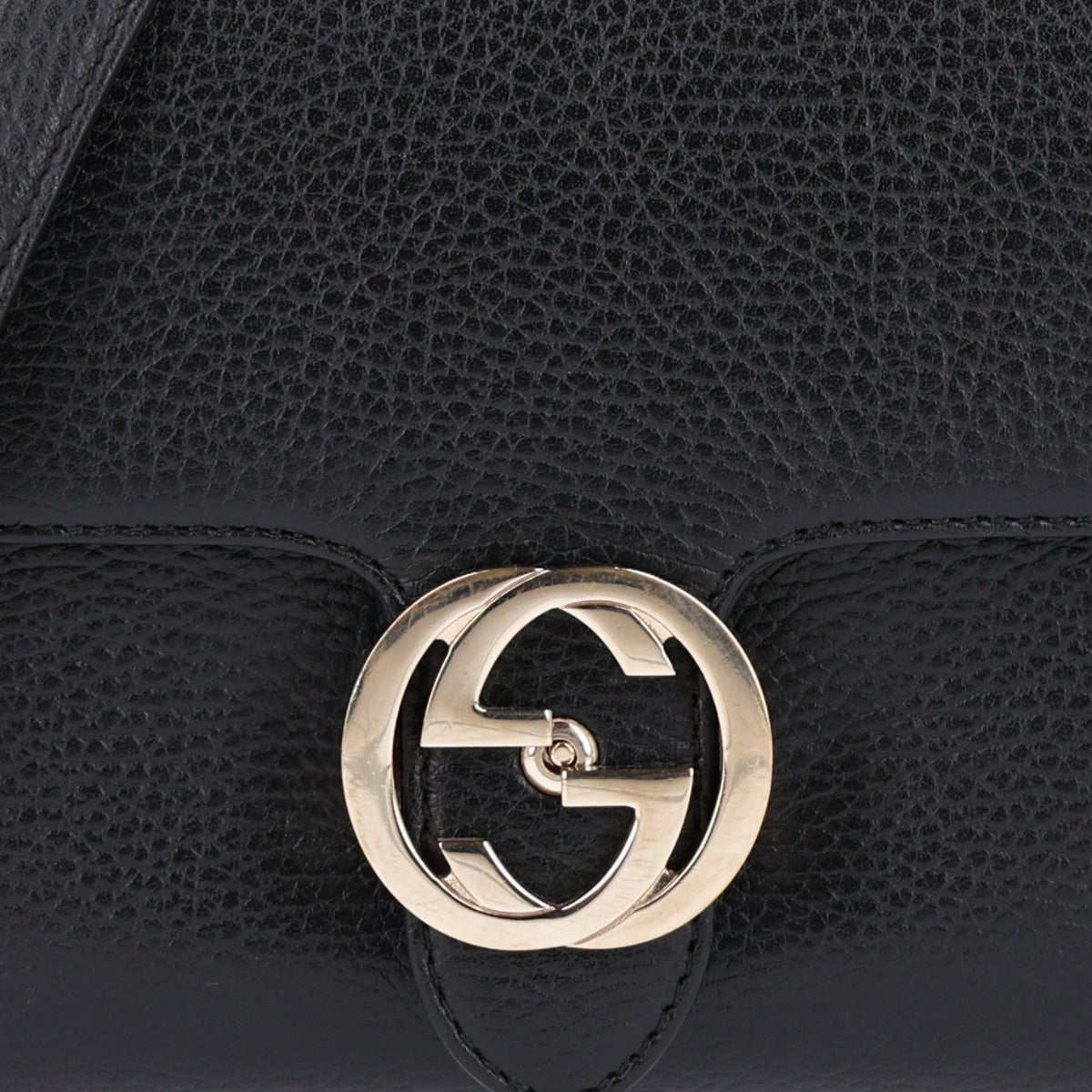 Calfskin Crossbody Bag - Black