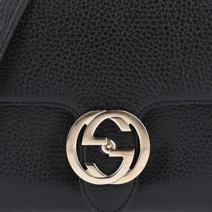 Calfskin Crossbody Bag - Black