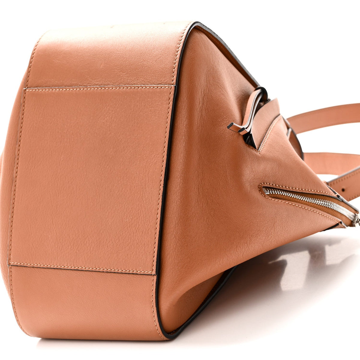 Small Calfskin Shoulder Bag - Tan
