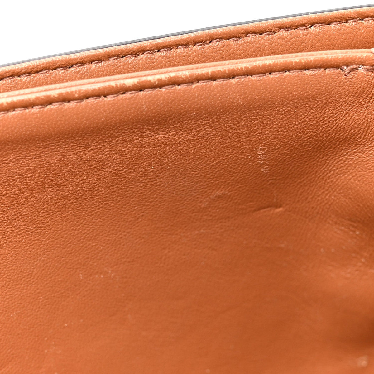 Calfskin Canvas Handbag - Tan