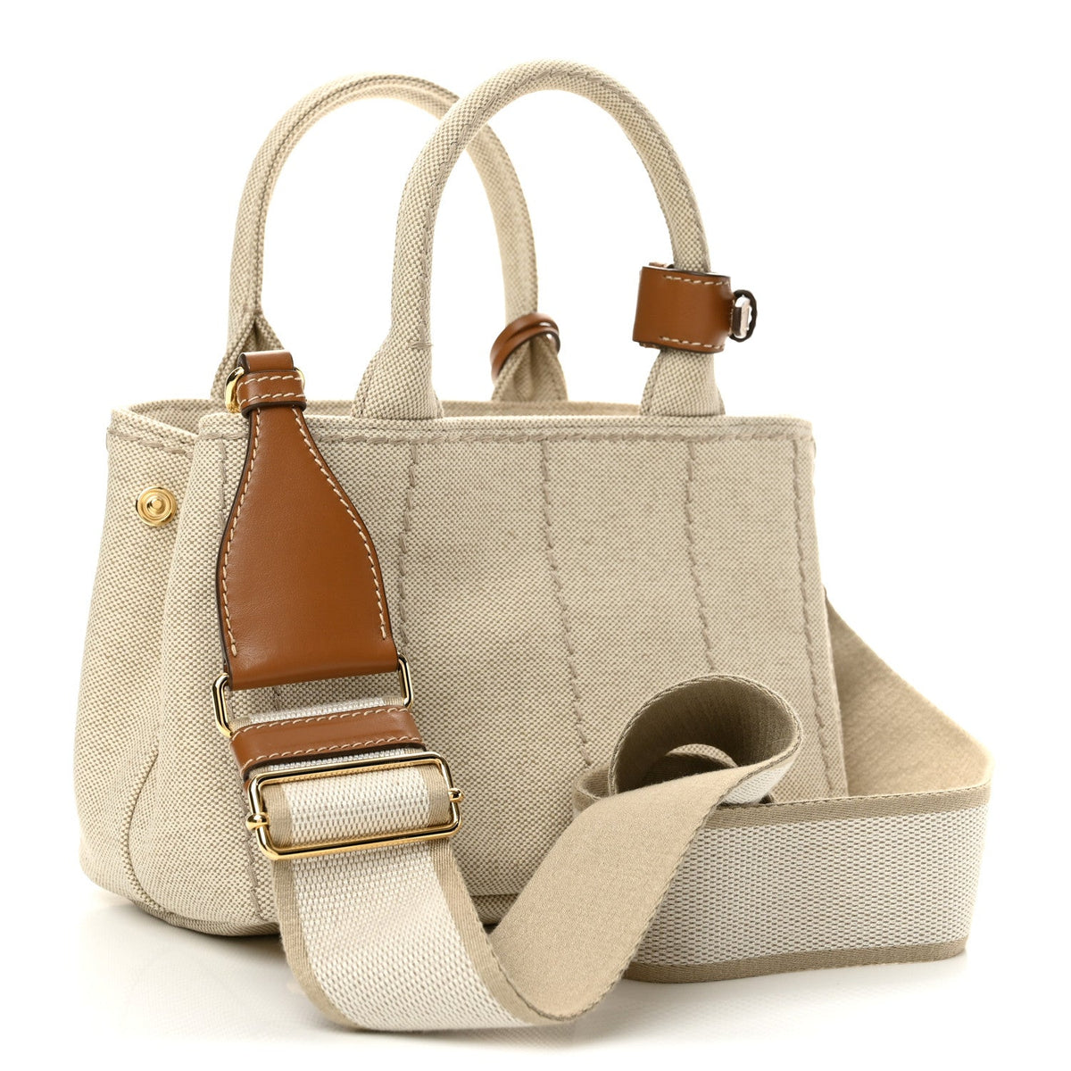 Small Canvas Tote Bag - Natural