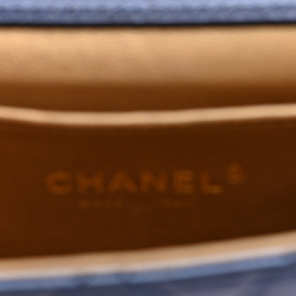 Quilted Lambskin Flap Shoulder Bag - Blue