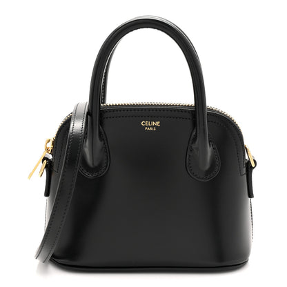 Mini Calfskin Handbag - Black