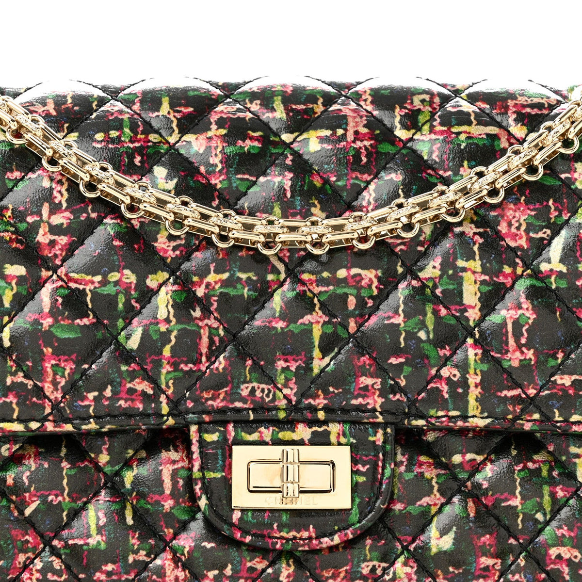 Quilted Lambskin Flap Shoulder Bag