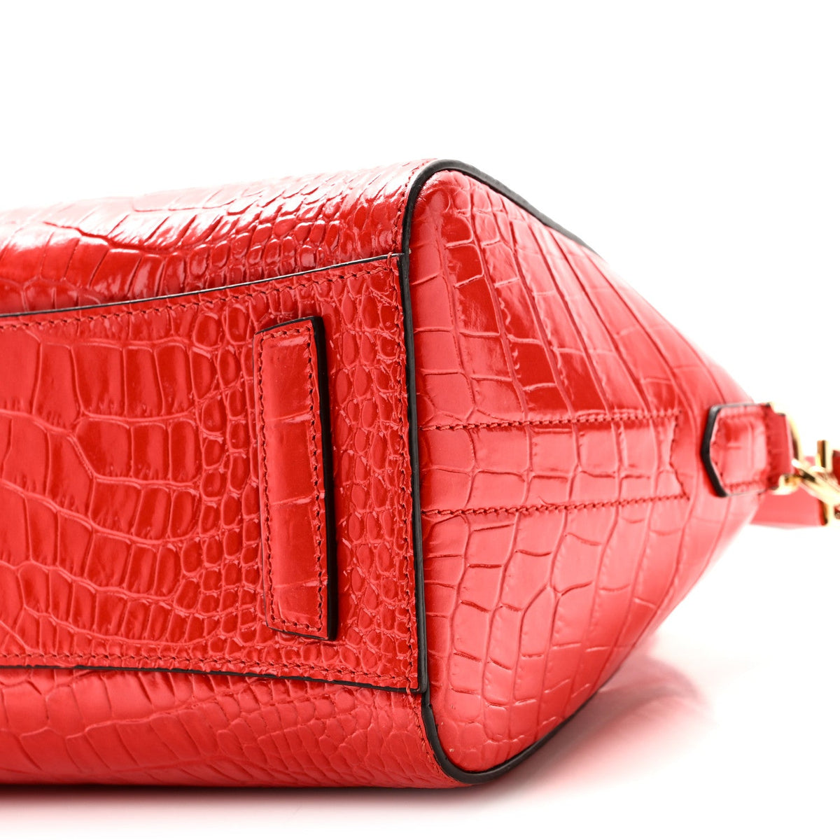 Mini Calfskin Handbag - Red