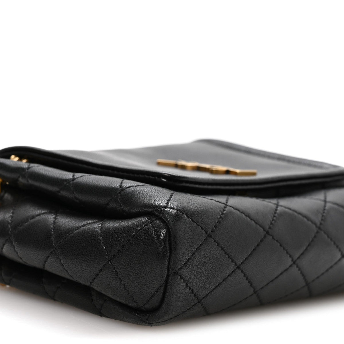 Mini Quilted Lambskin Handbag - Black