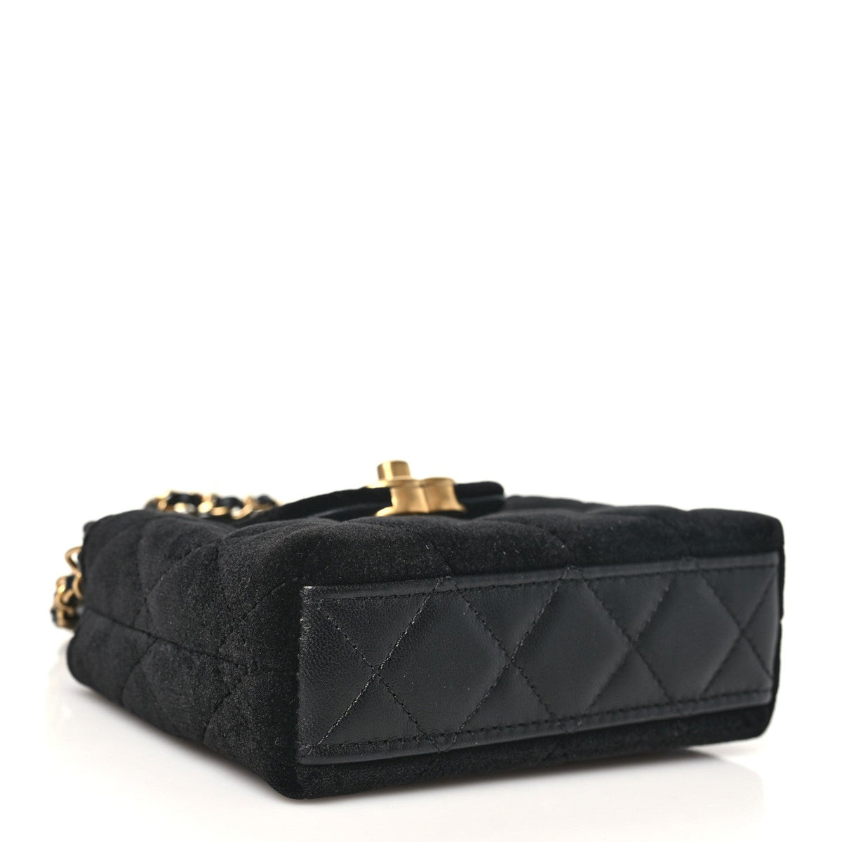 Mini Quilted Handbag - Black
