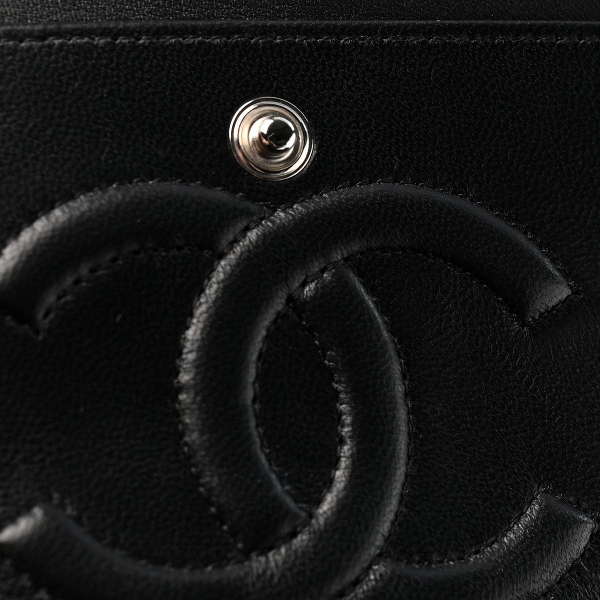 Medium Quilted Lambskin Flap Shoulder Bag - Black