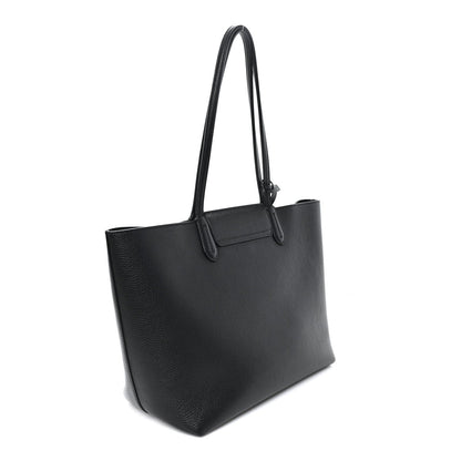 Calfskin Tote Bag - Black
