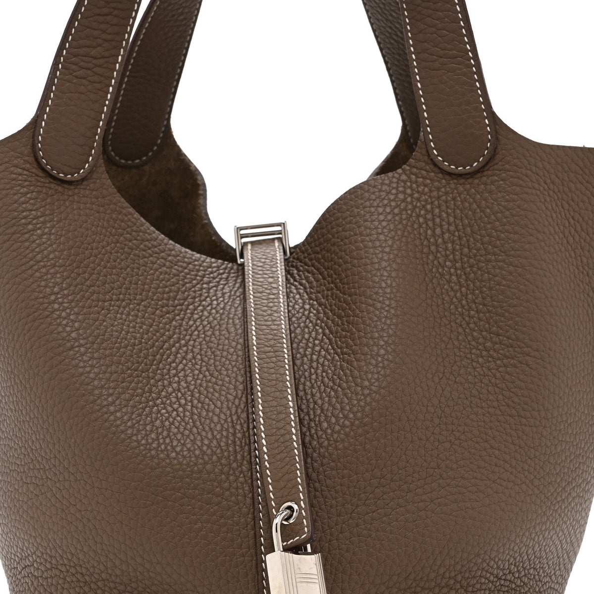Taurillon Clemence Picotin Lock Mm Etoup Handbag