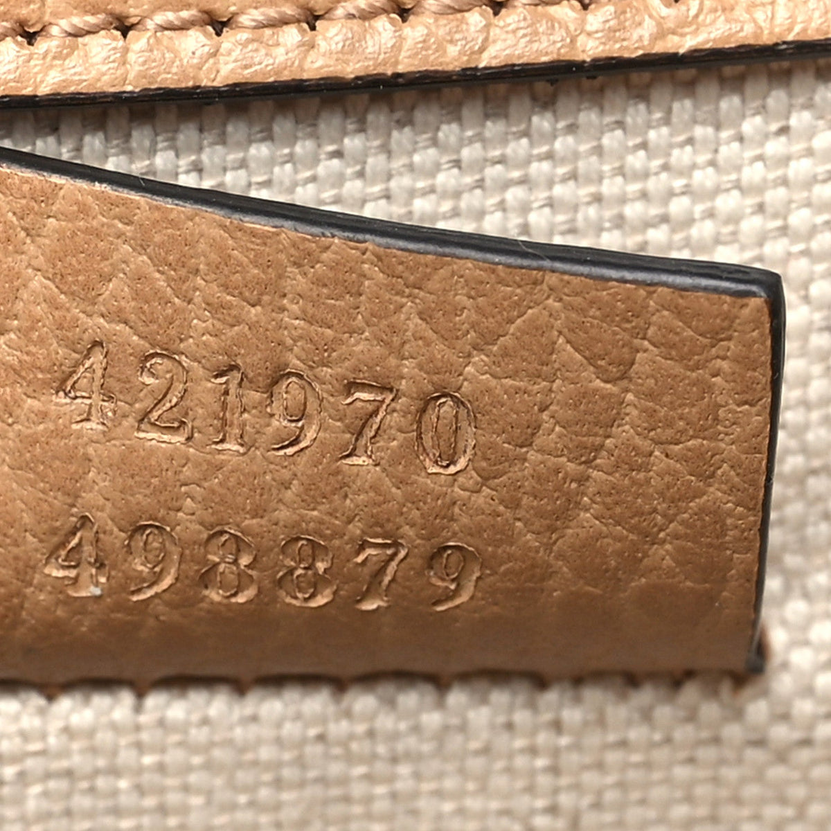 Mini Calfskin Shoulder Bag - Natural