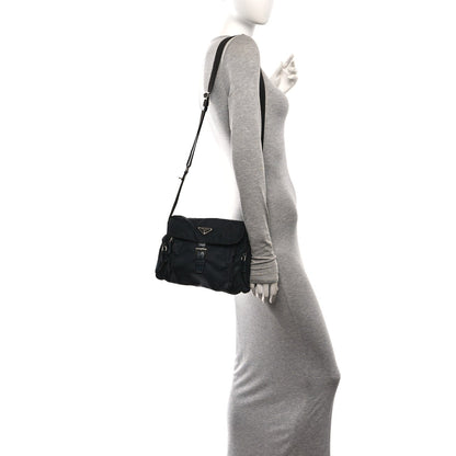 Small Nylon Handbag - Black