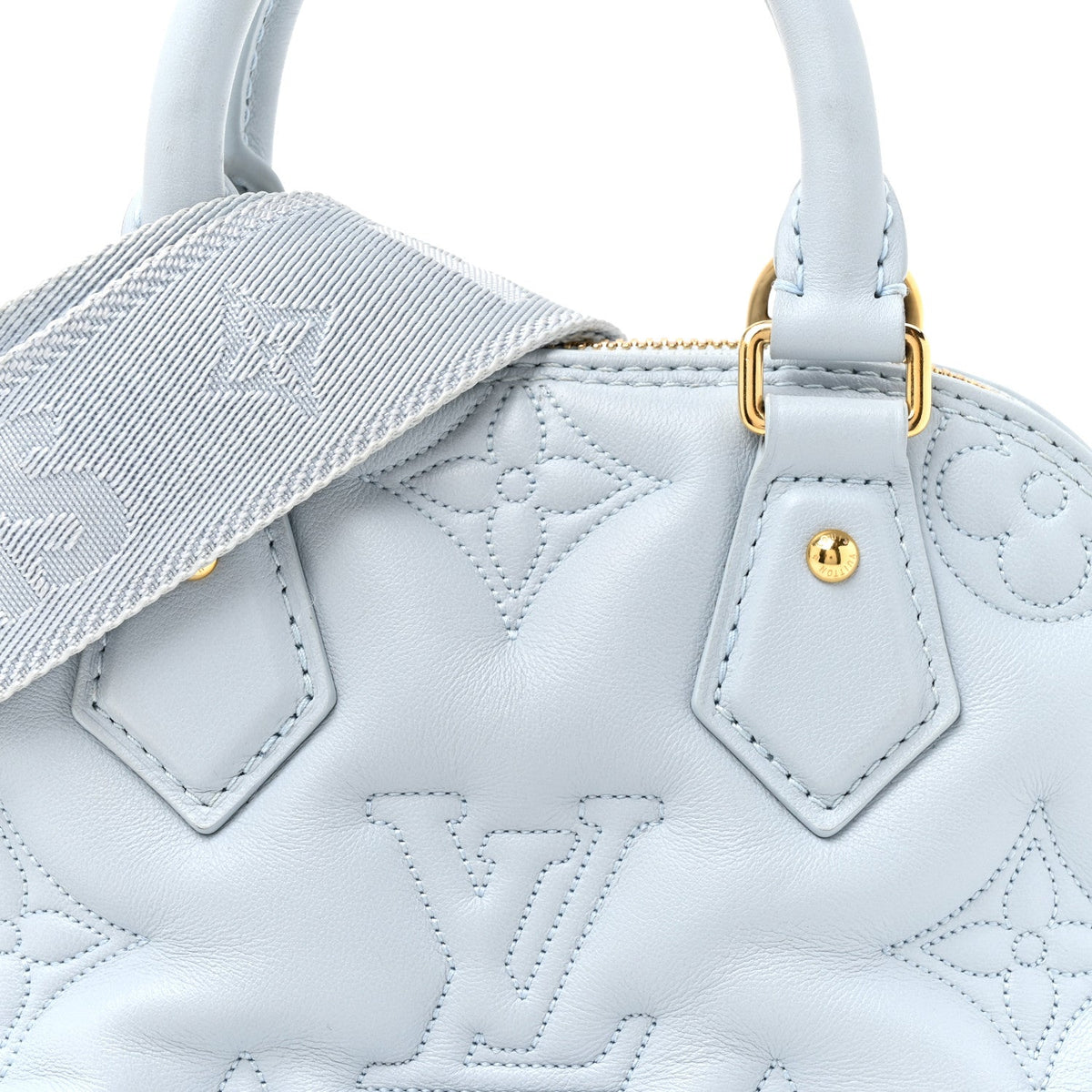 Calfskin Handbag - Blue