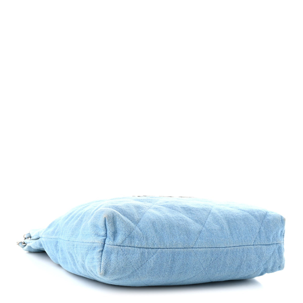 Quilted Handbag - Light Blue