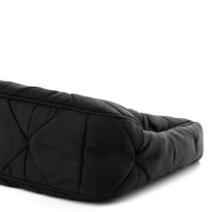 Nylon Shoulder Bag - Black