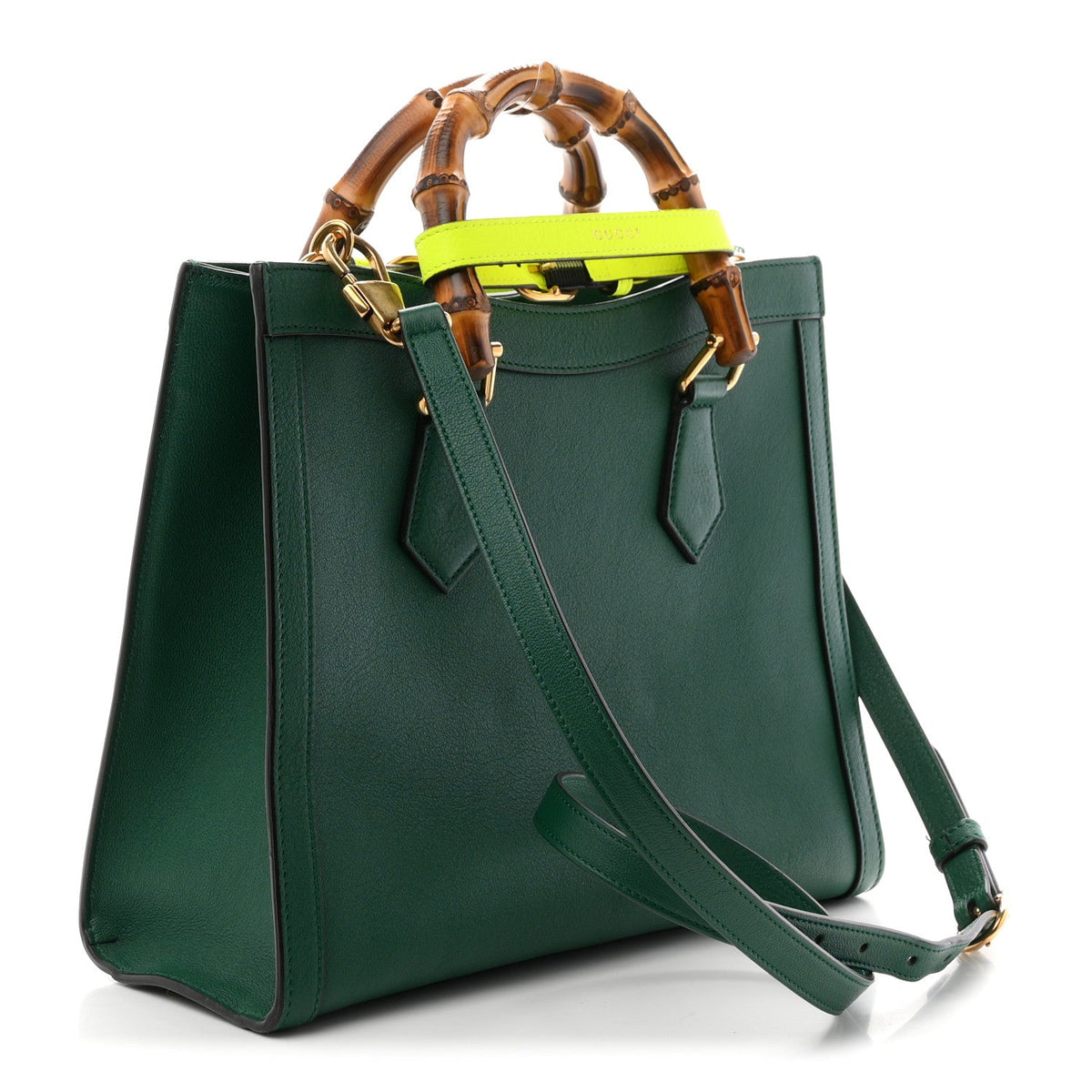 Small Calfskin Tote Bag - Green