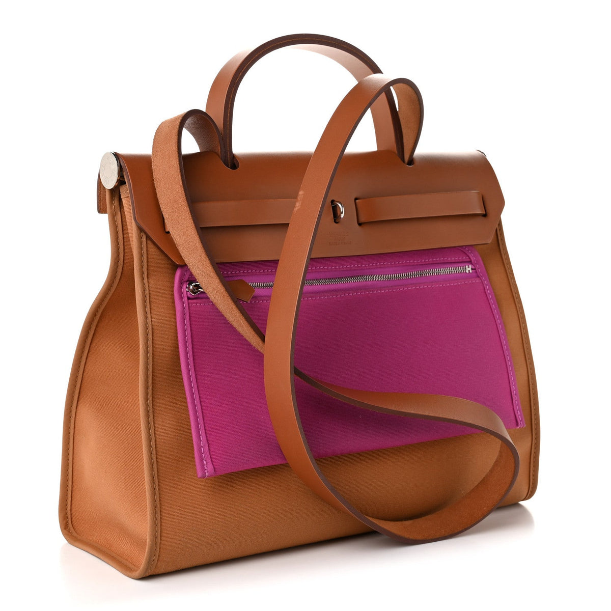 Toile Officier Vache Hunter Verso Herbag Handbag