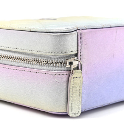 Quilted Calfskin Crossbody Bag - Blue