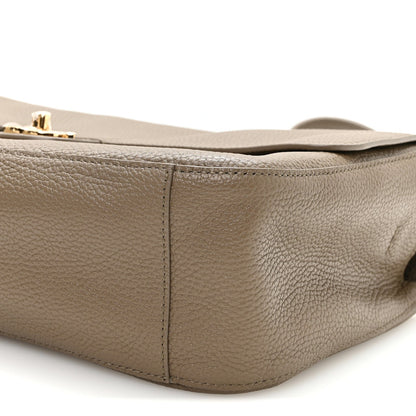 Small Calfskin Flap Shoulder Bag