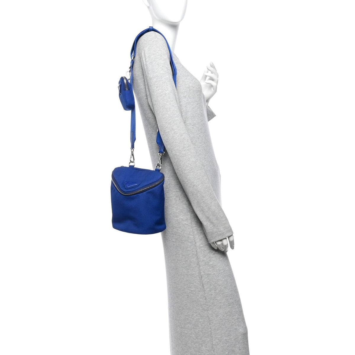 Canvas Crossbody Bag - Blue