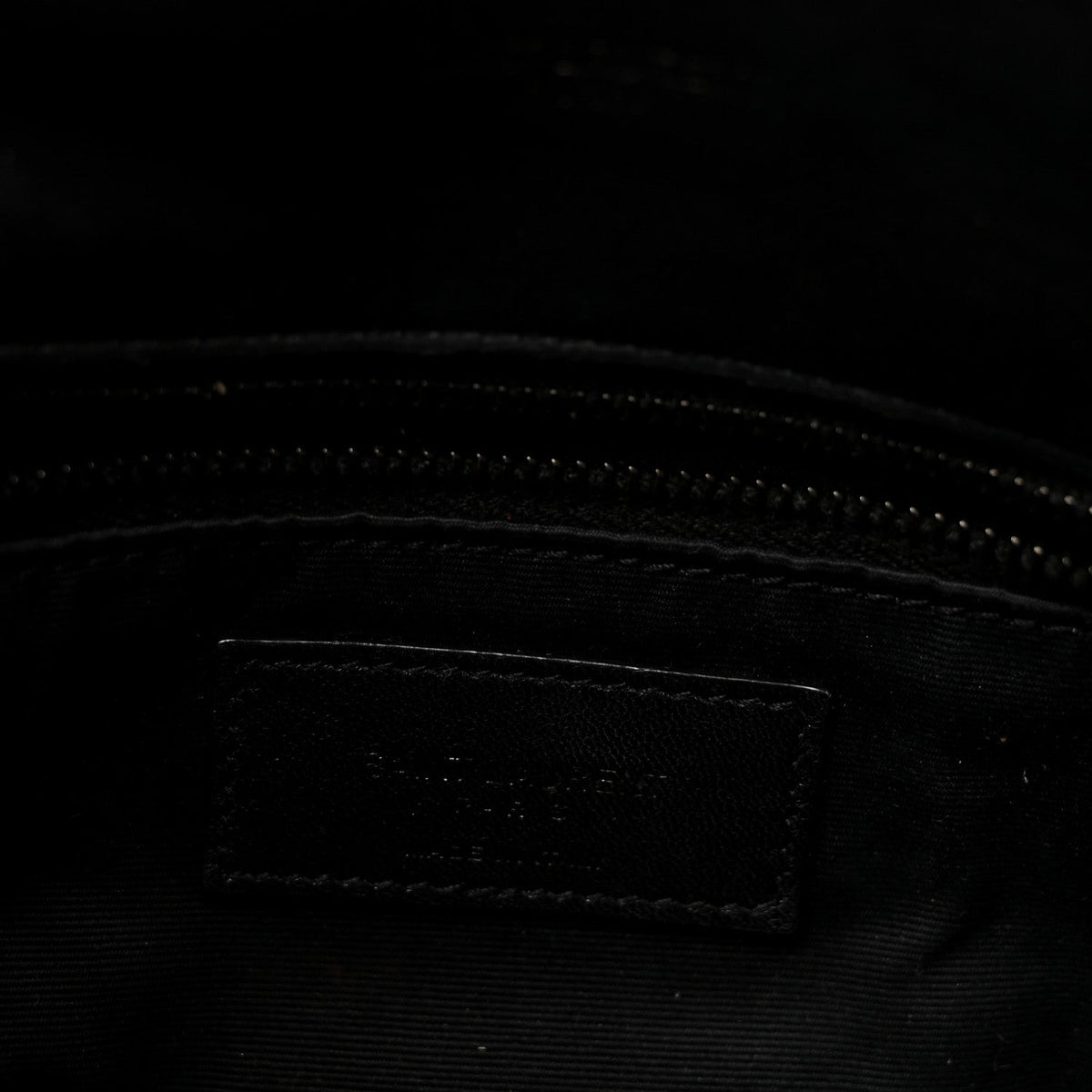 Quilted Lambskin Satchel Bag - Black