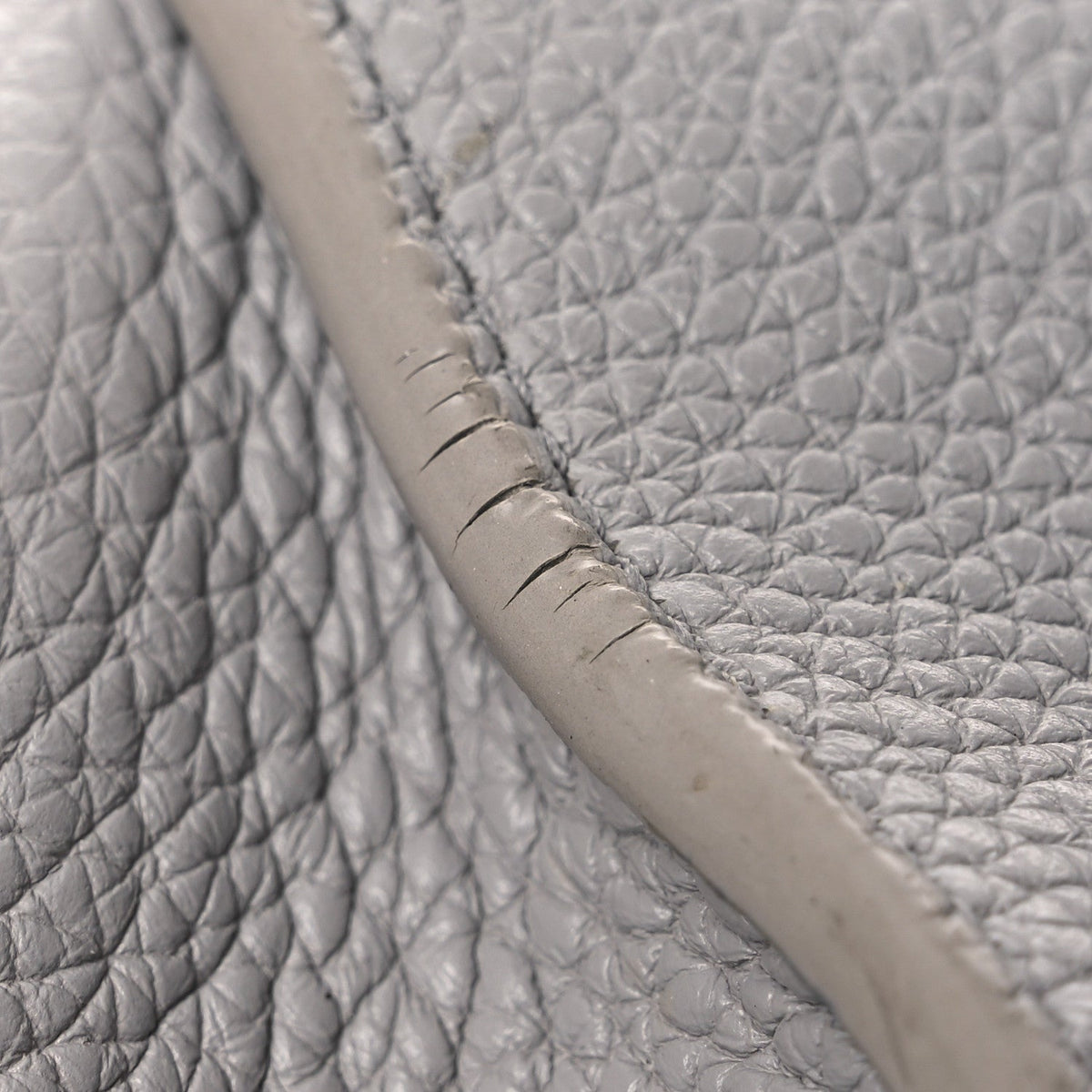 Small Calfskin Handbag - Grey