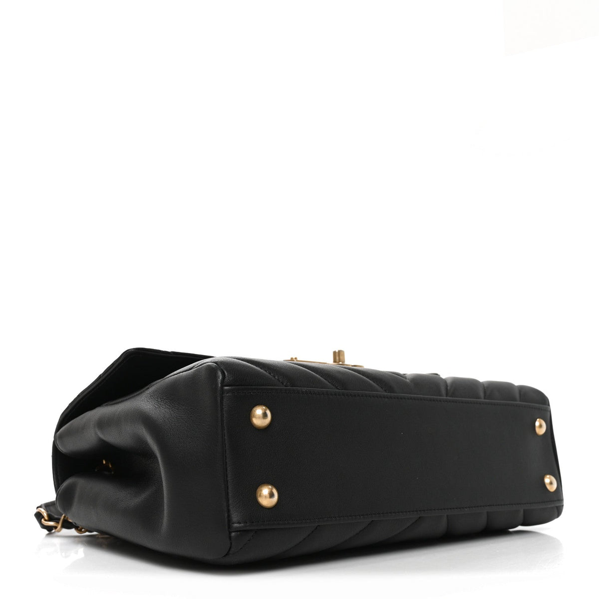 Quilted Calfskin Handbag - Black