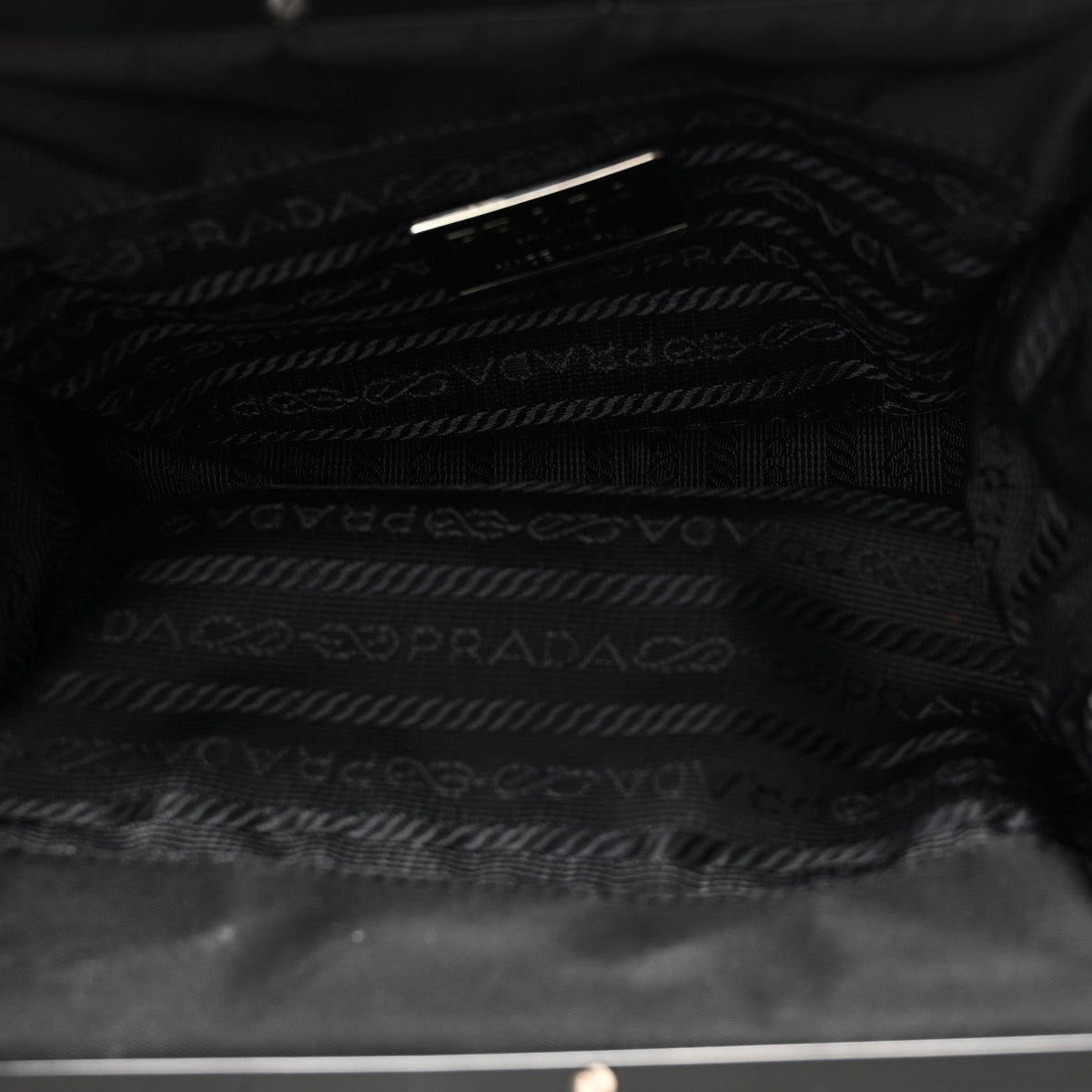Nylon Shoulder Bag - Black