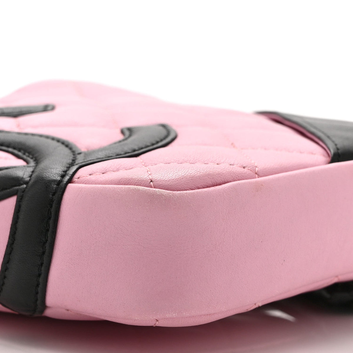 Small Quilted Calfskin Handbag - Pink