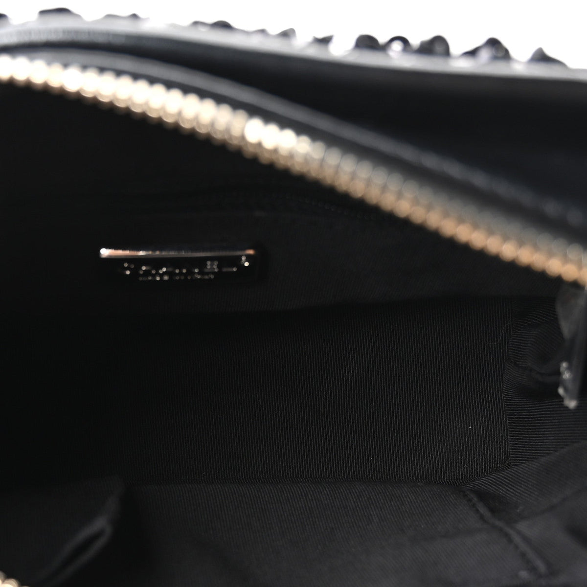 Small Calfskin Hobo Bag - Black