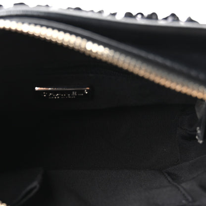 Small Calfskin Hobo Bag - Black