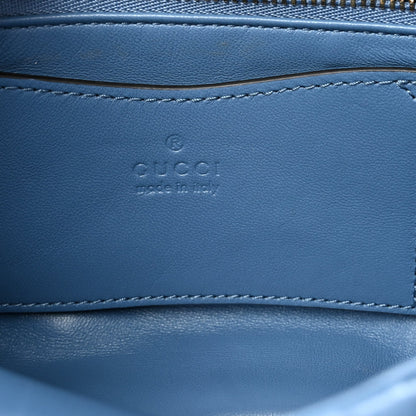 Mini Lambskin Shoulder Bag - Blue