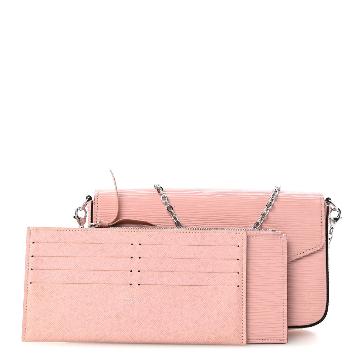 Epi Pochette Felicie Rose Ballerine Handbag