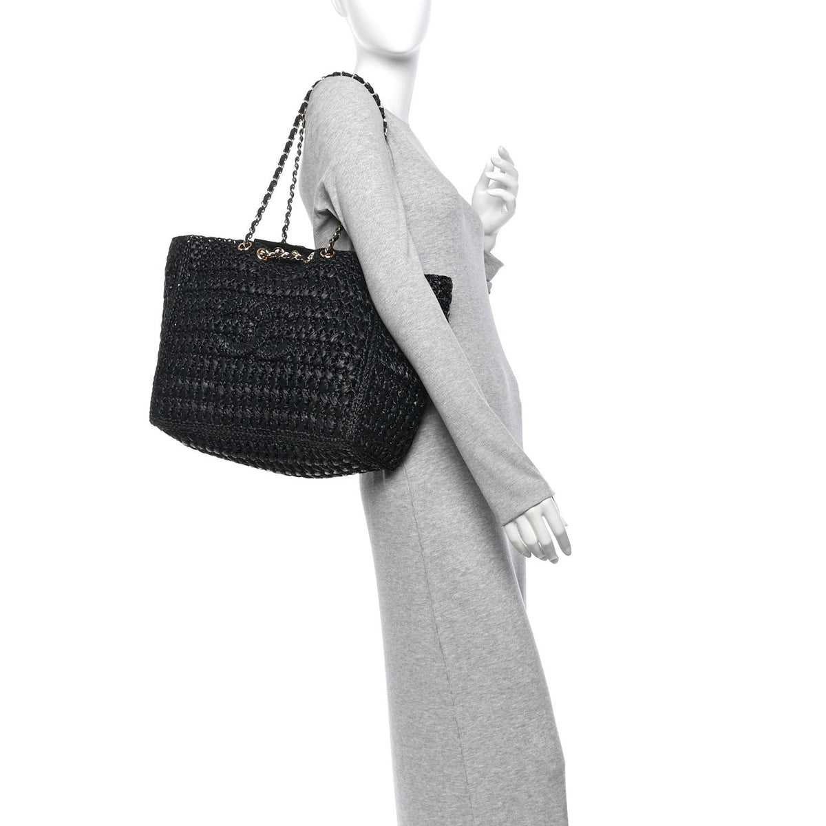 Calfskin Tote Bag - Black