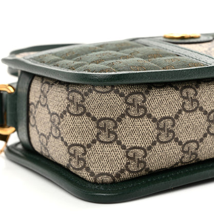 Mini Quilted Calfskin Shoulder Bag - Red