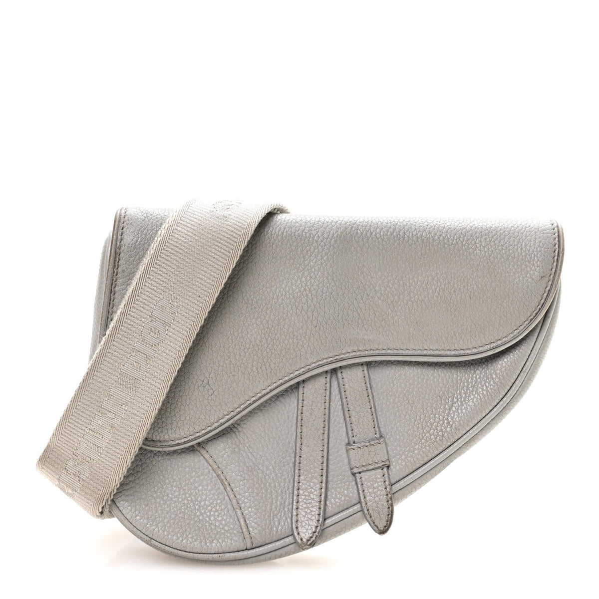 Mini Calfskin Handbag - Gray