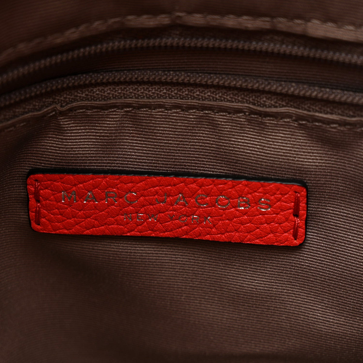 Calfskin Satchel Bag - Red