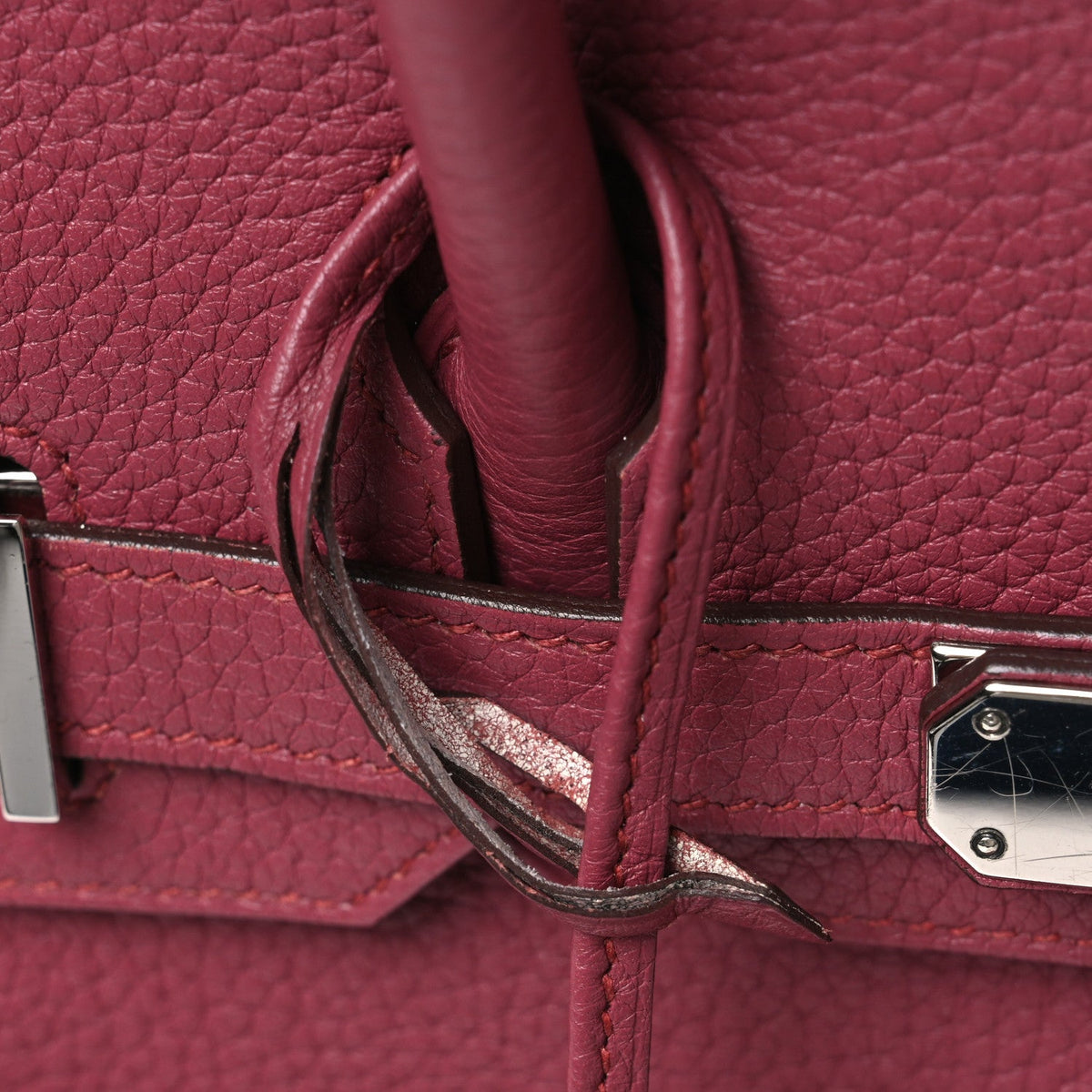 Taurillon Clemence Birkin 30 Bois De Ros Handbag