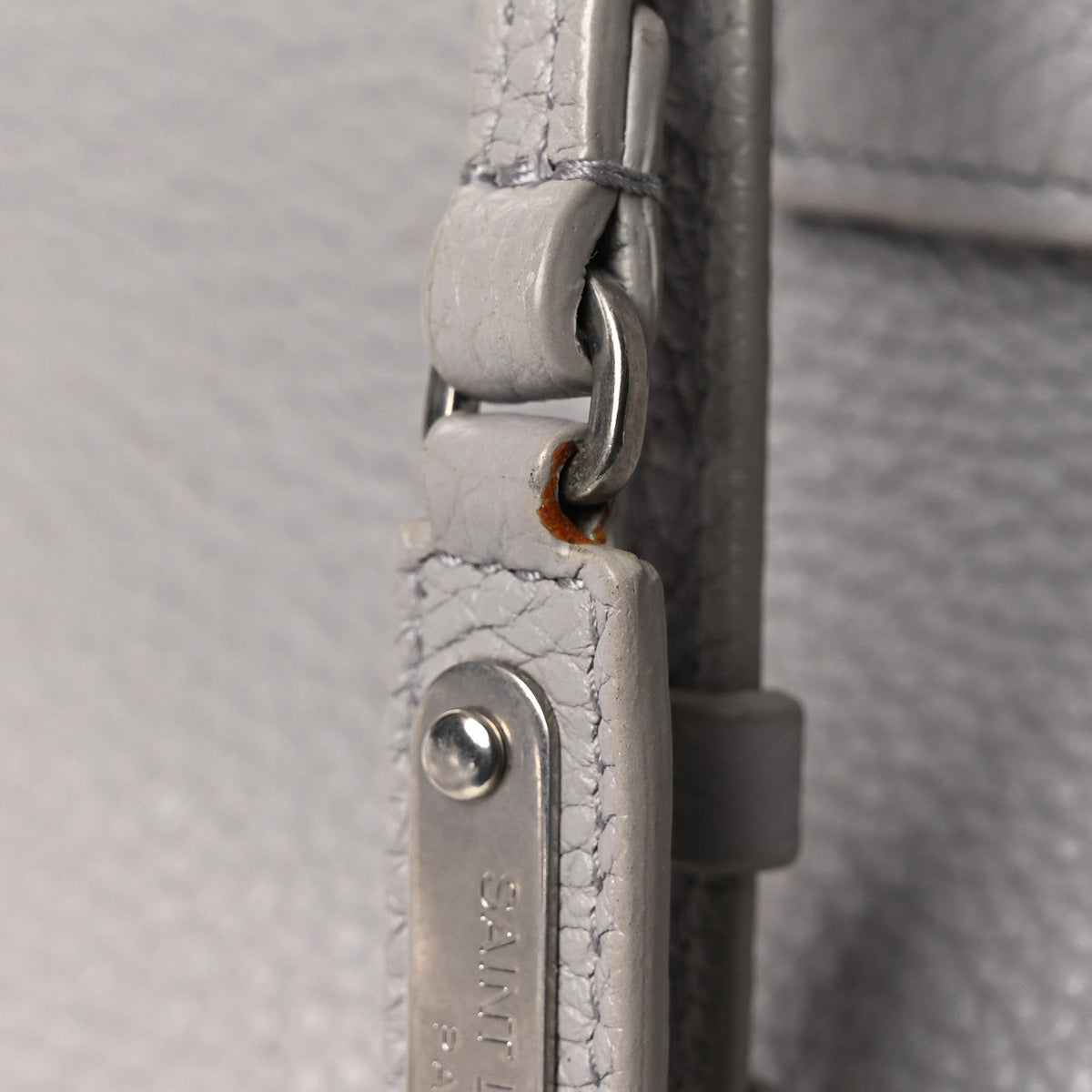 Small Calfskin Handbag - Grey