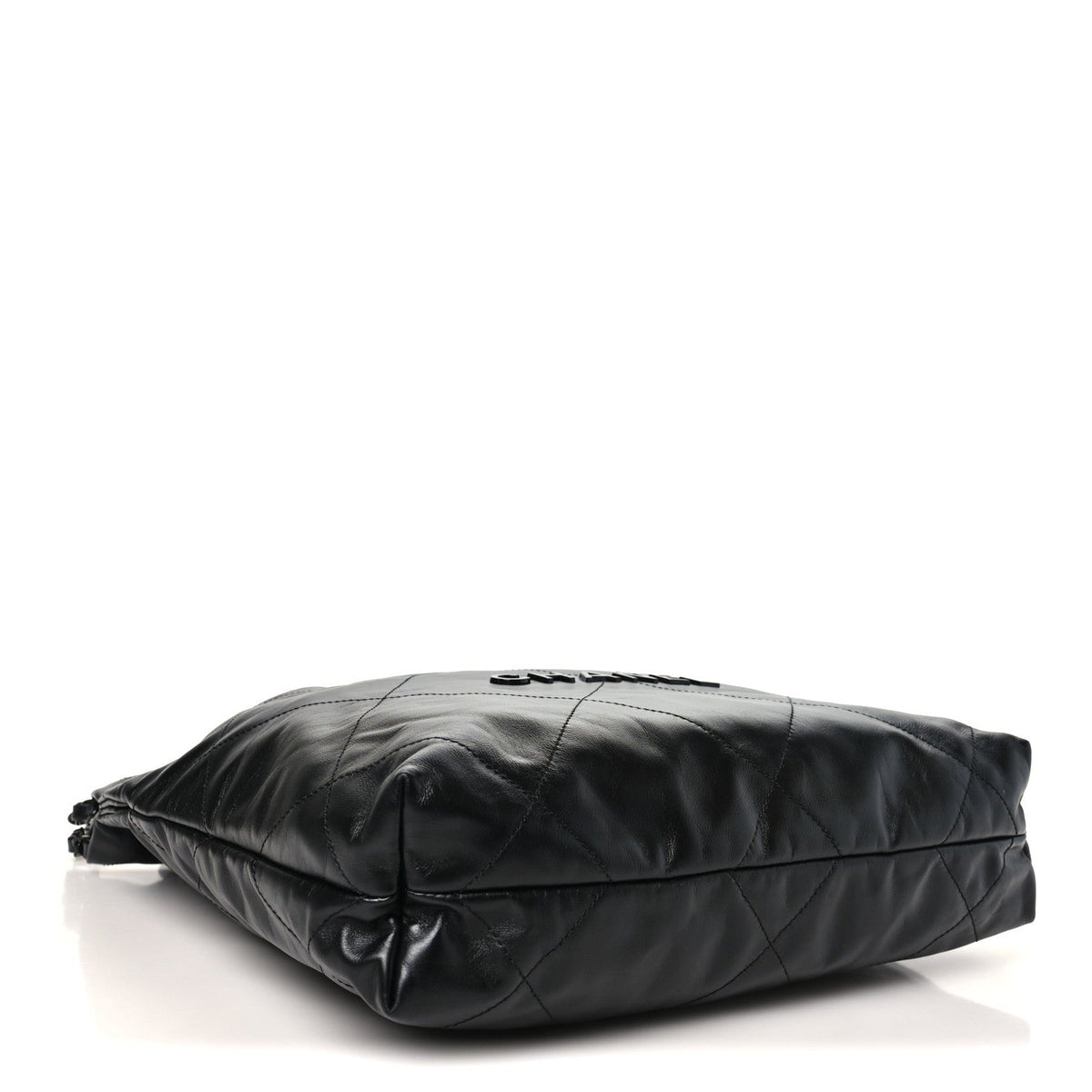 Small Quilted Calfskin Handbag - Black