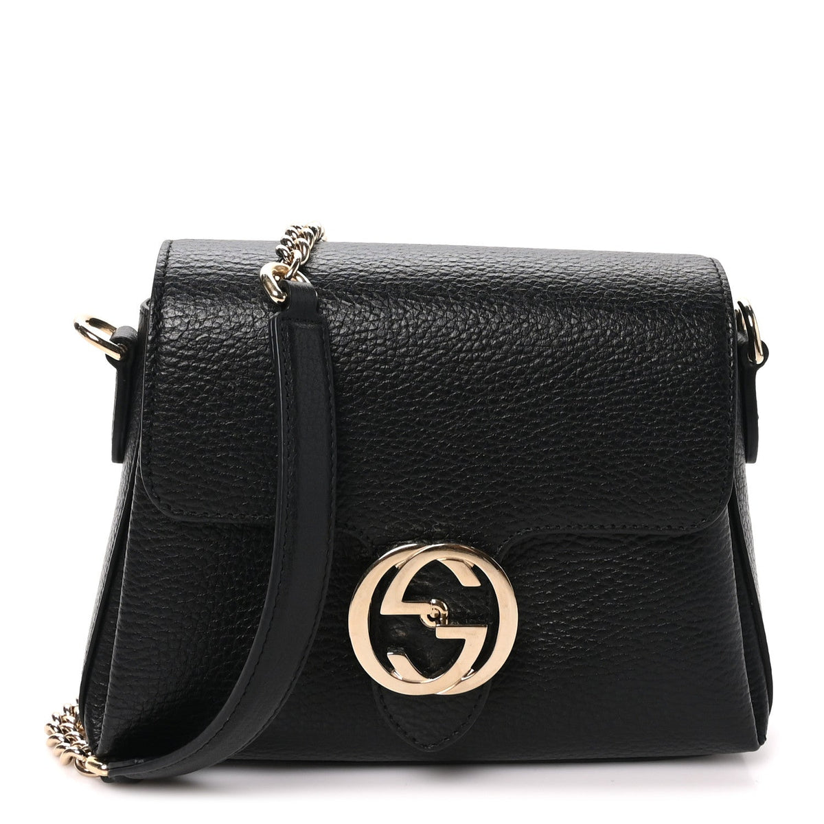 Calfskin Crossbody Bag - Black